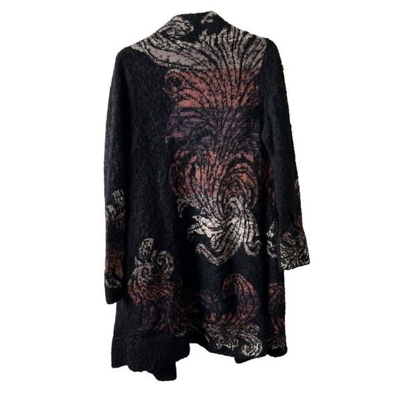 Peruvian Connection Talia Alpaca Blend Cardigan Sweater Coat medium - Picture 9 of 14